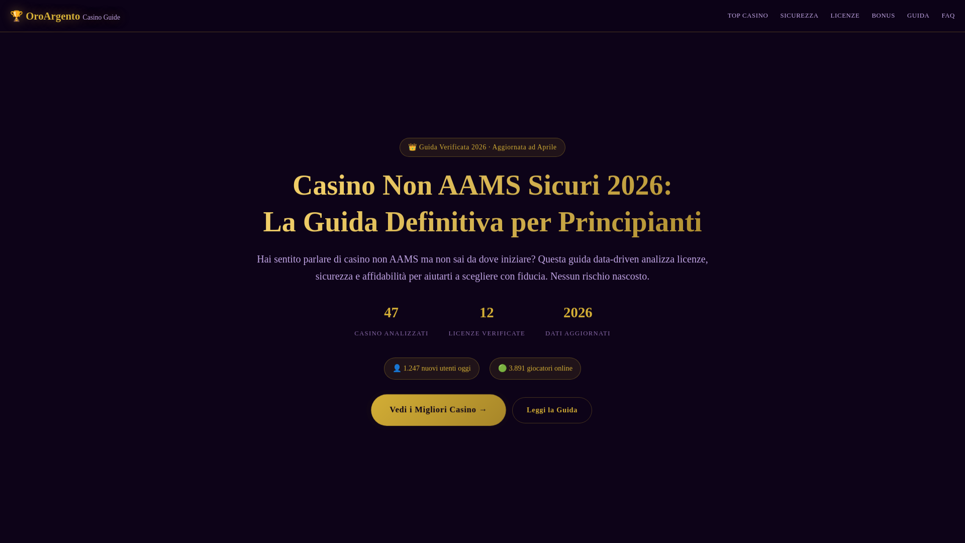 website screenshot of https://casinononaams-oroargentovirgola-it.pages.dev/