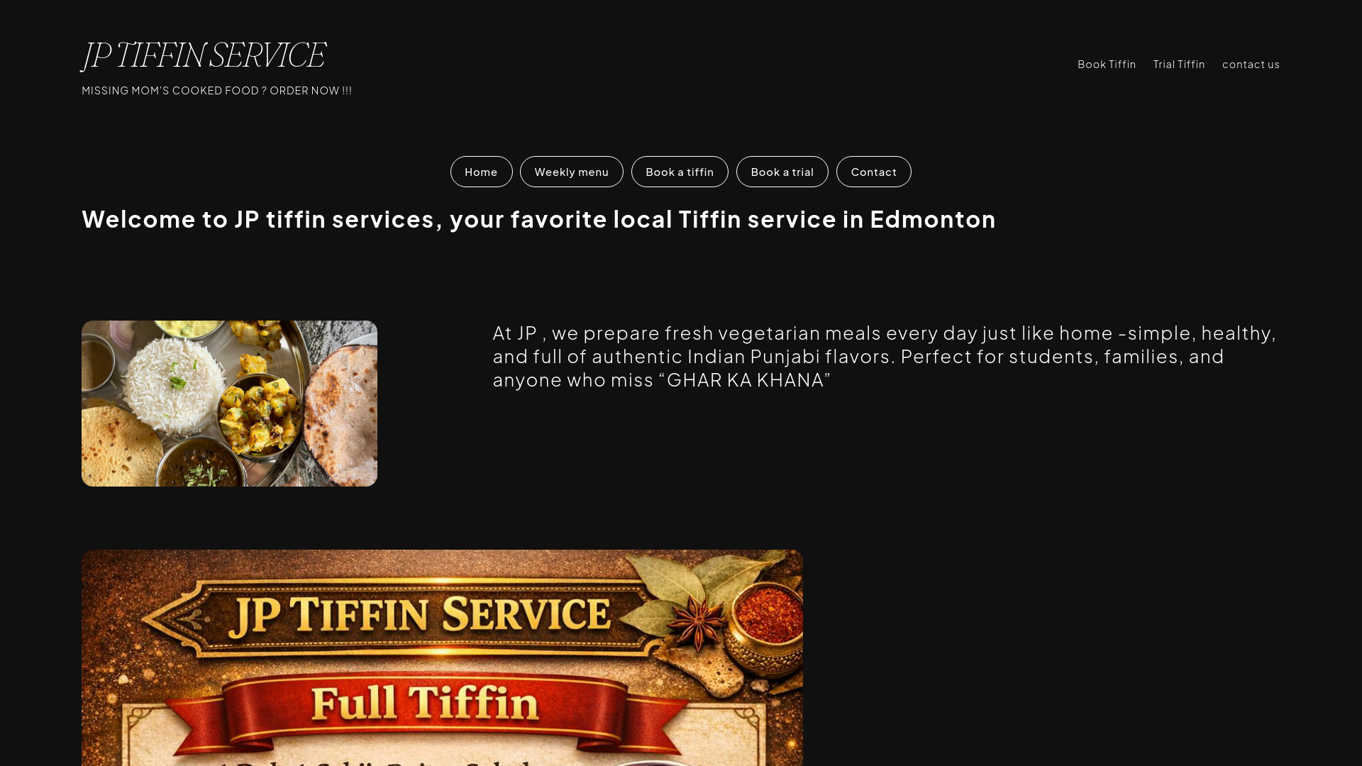website screenshot of https://jptiffin.ca/