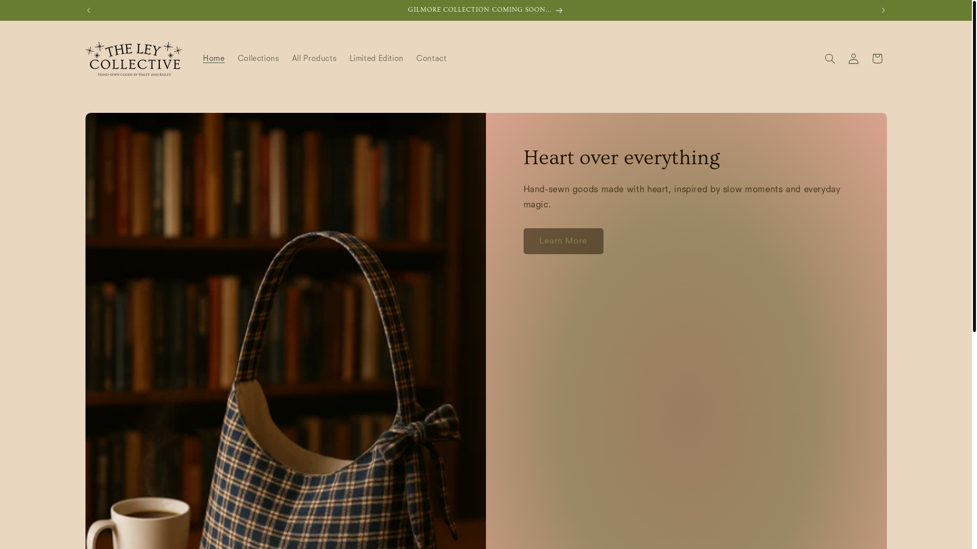 website screenshot of https://theleycollective.com/