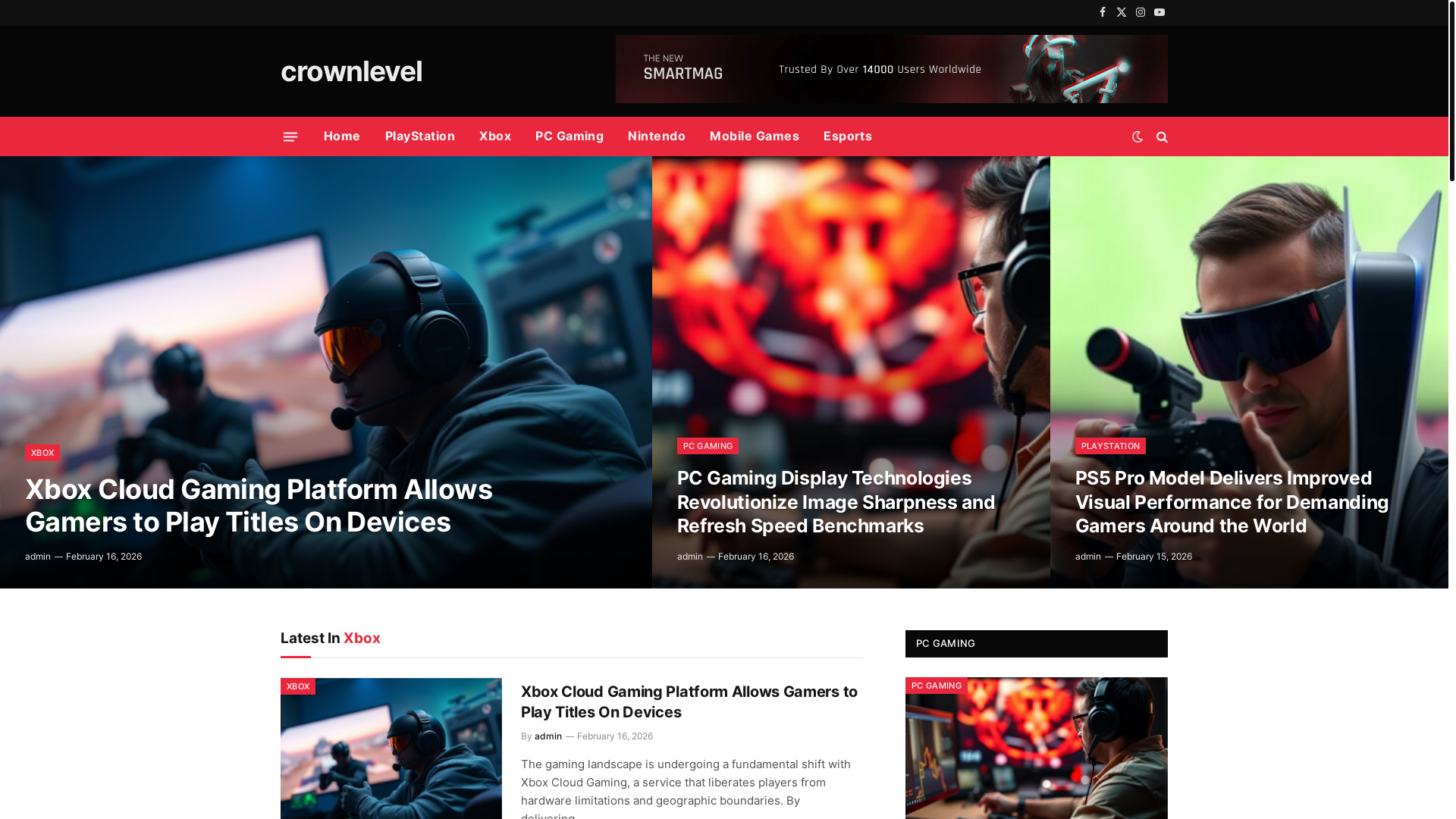 website screenshot of https://crownlevel.co.uk/