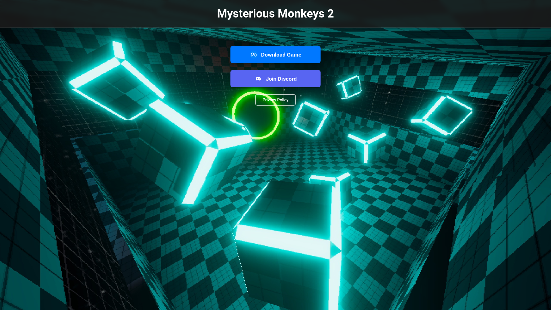 website screenshot of https://mysteriousmonkeys2.pages.dev/