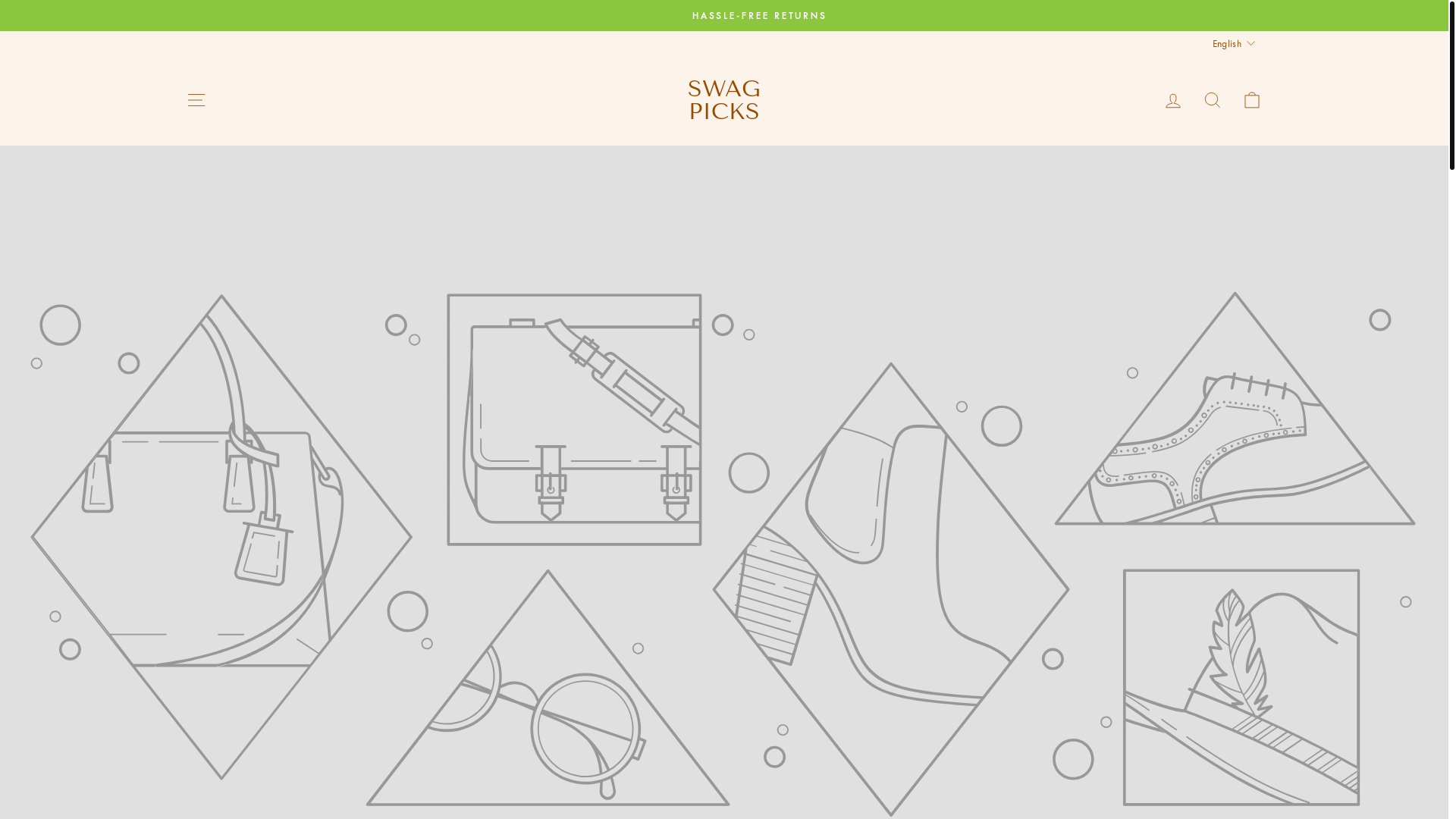 website screenshot of https://swagpicks.store/