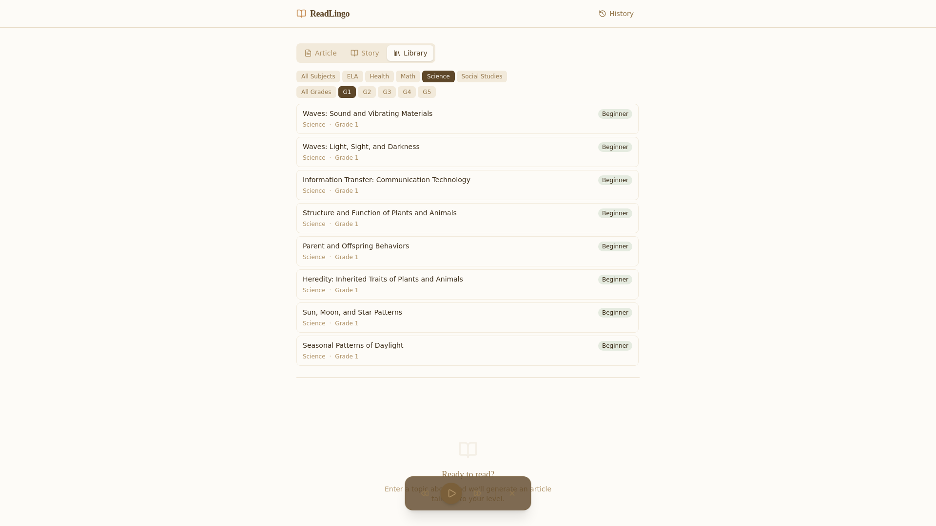 website screenshot of https://readlingo.pages.dev/