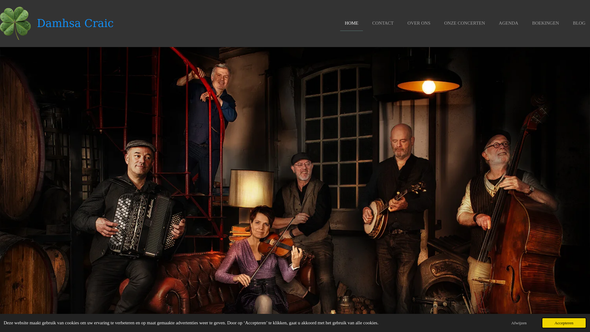 website screenshot of https://damhsacraic.nl/