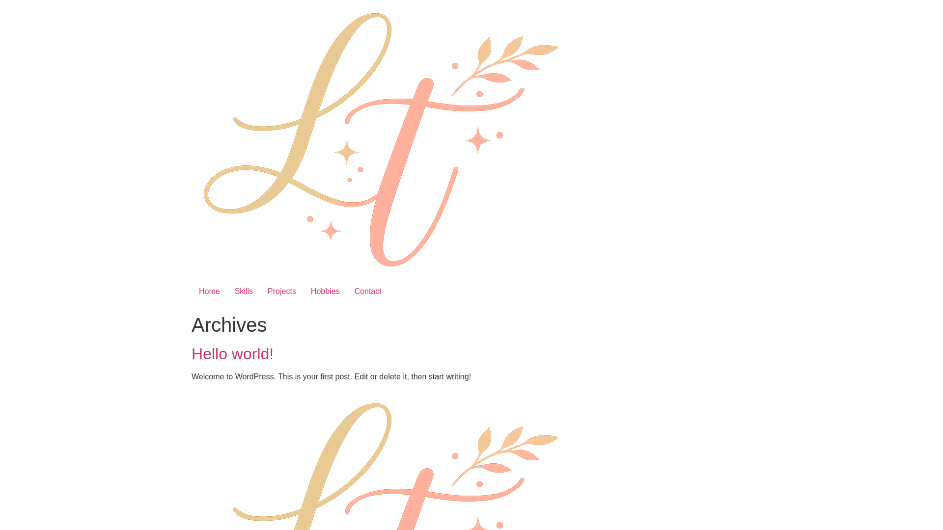 website screenshot of https://louisatsakliarova.nl