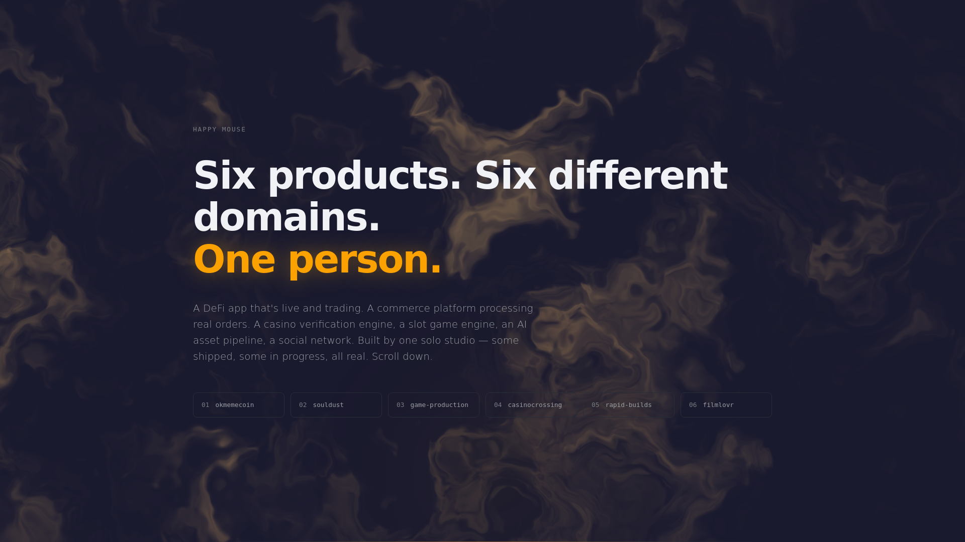 website screenshot of https://happymouse-pitch.pages.dev/