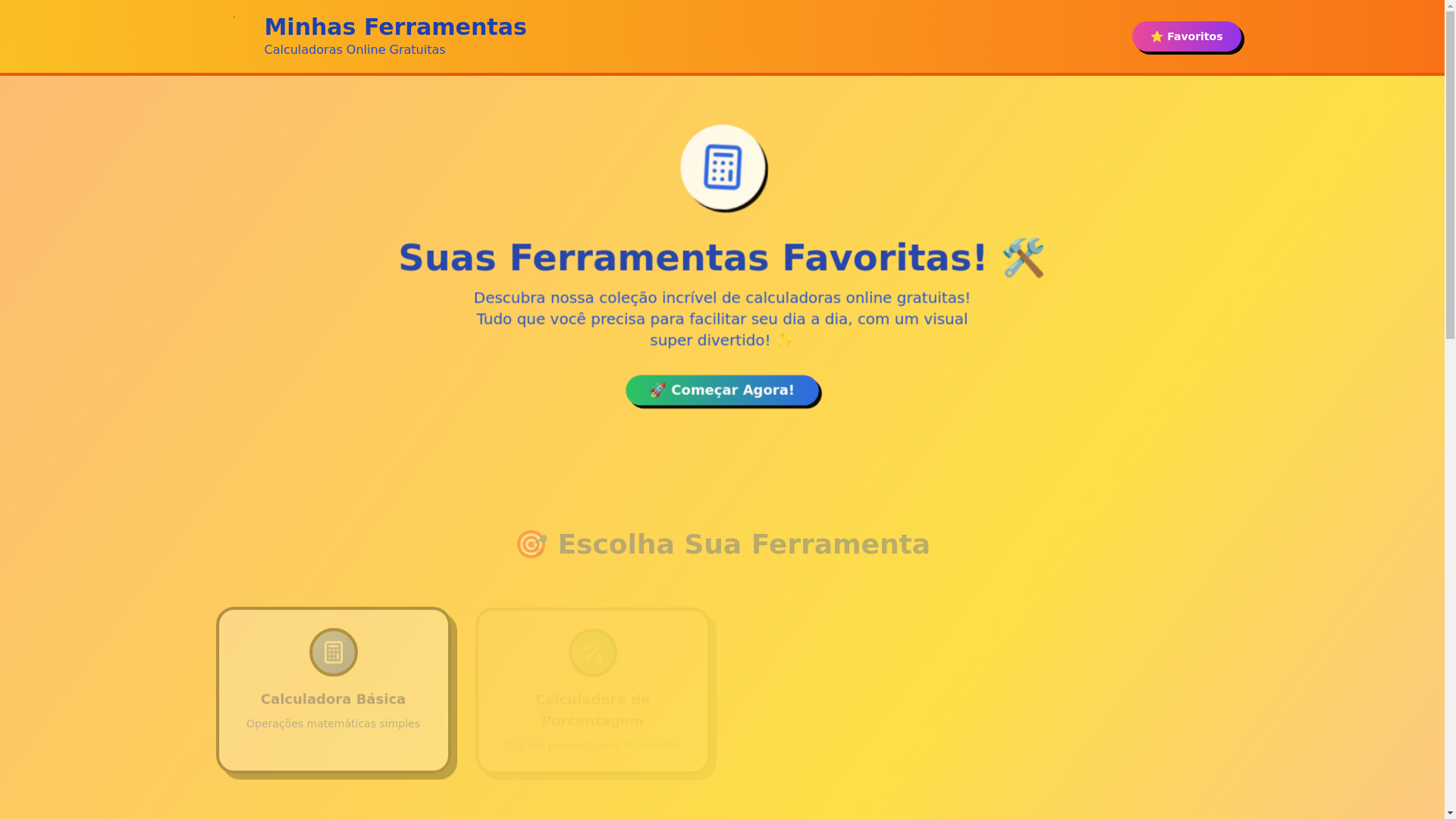 website screenshot of https://minhasferramentasonline.net/