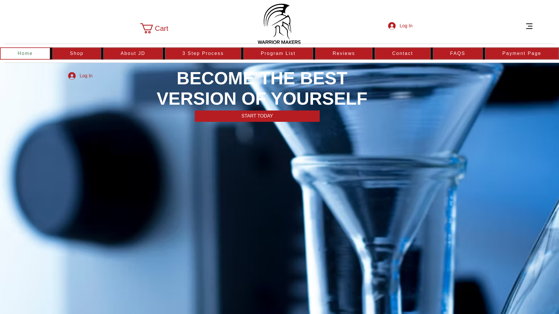 website screenshot of https://warrior-makerscoaching.coach/