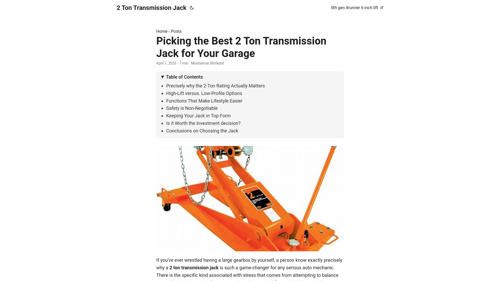 website screenshot of https://2-ton-transmission-jack.pages.dev/