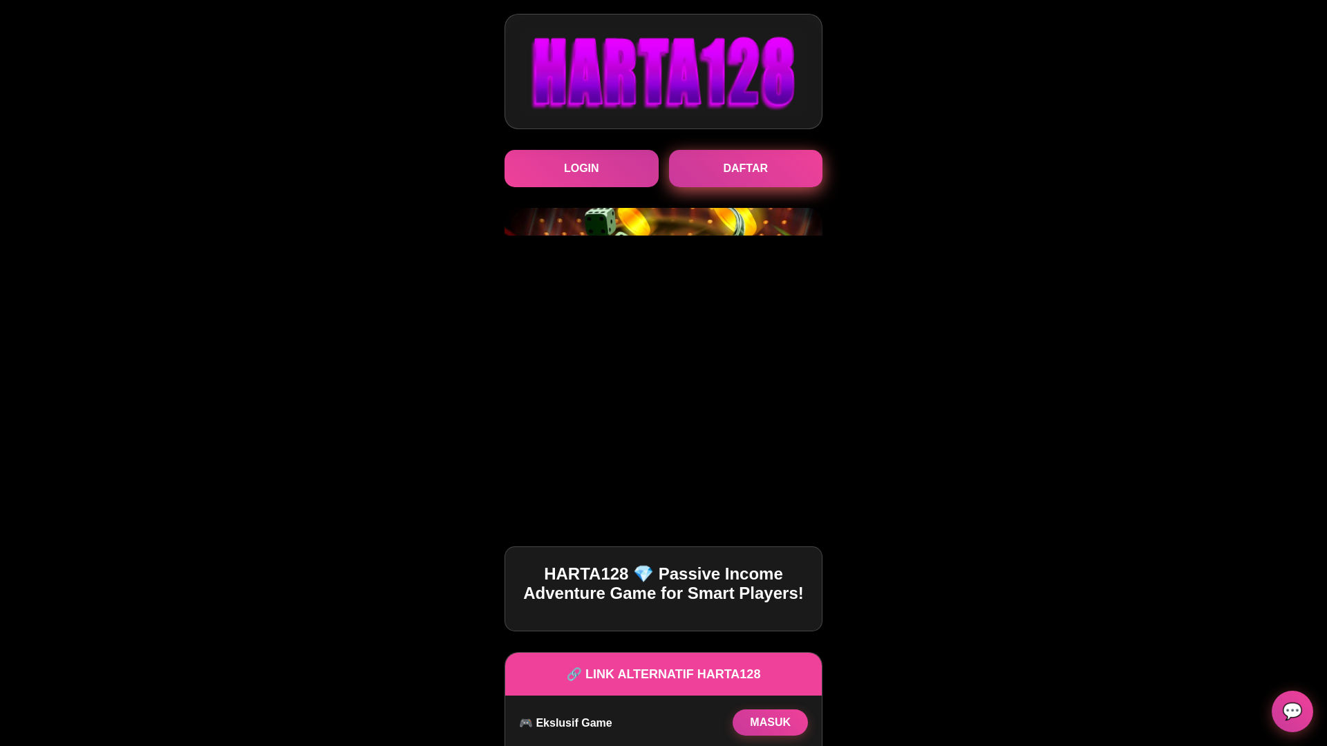 website screenshot of https://harta128slotcom.pages.dev/