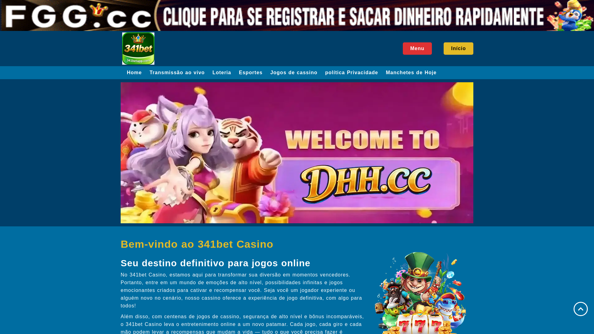 website screenshot of https://341betapp.com