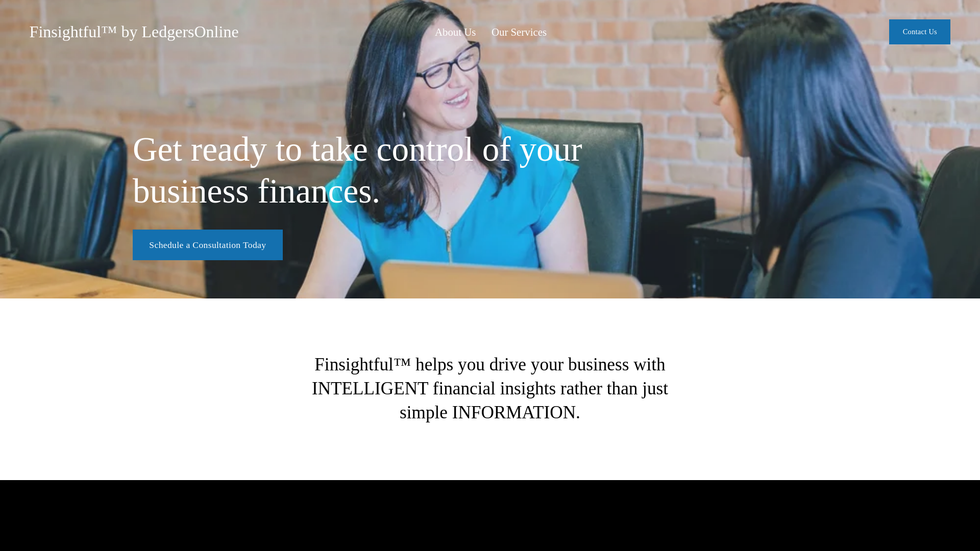 website screenshot of https://www.finsightful.online