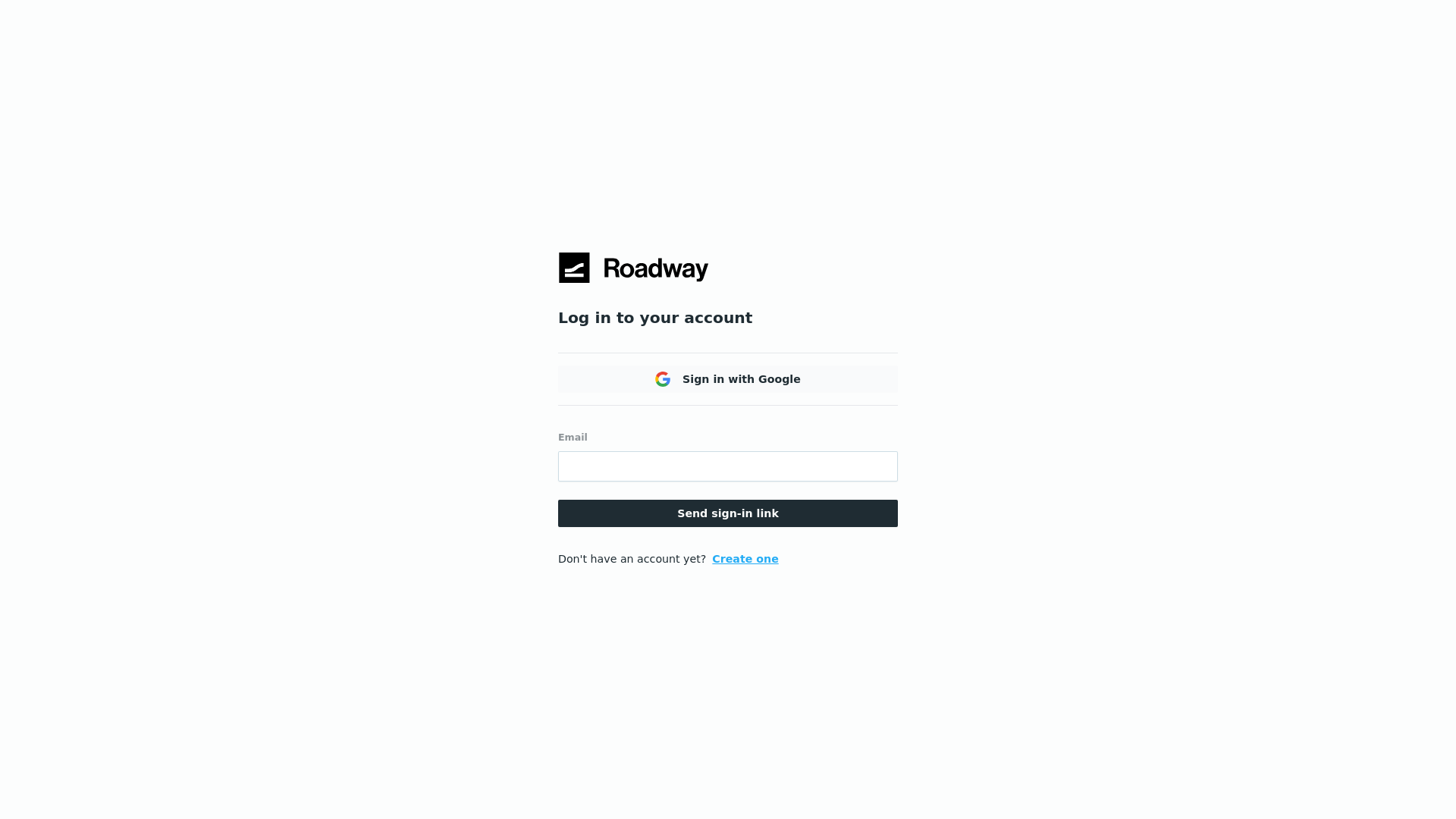 website screenshot of https://roadway-webapp-release.pages.dev/