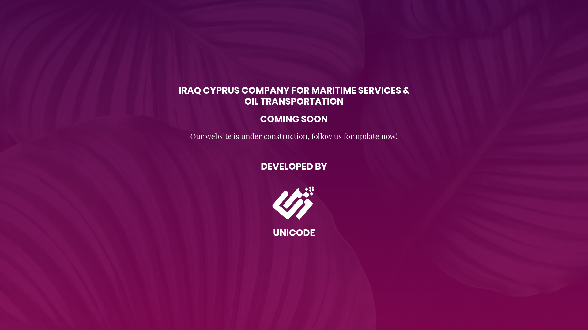 website screenshot of https://icmaritime.com/