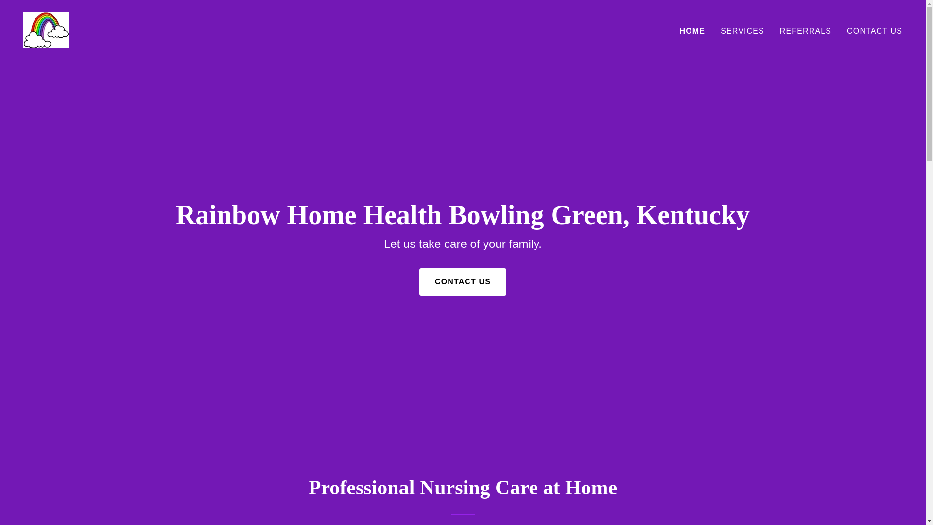website screenshot of https://rainbowhomehealthkentucky.com/