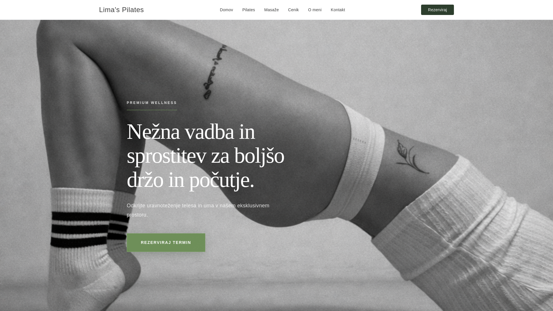 website screenshot of https://limaspilates.com/