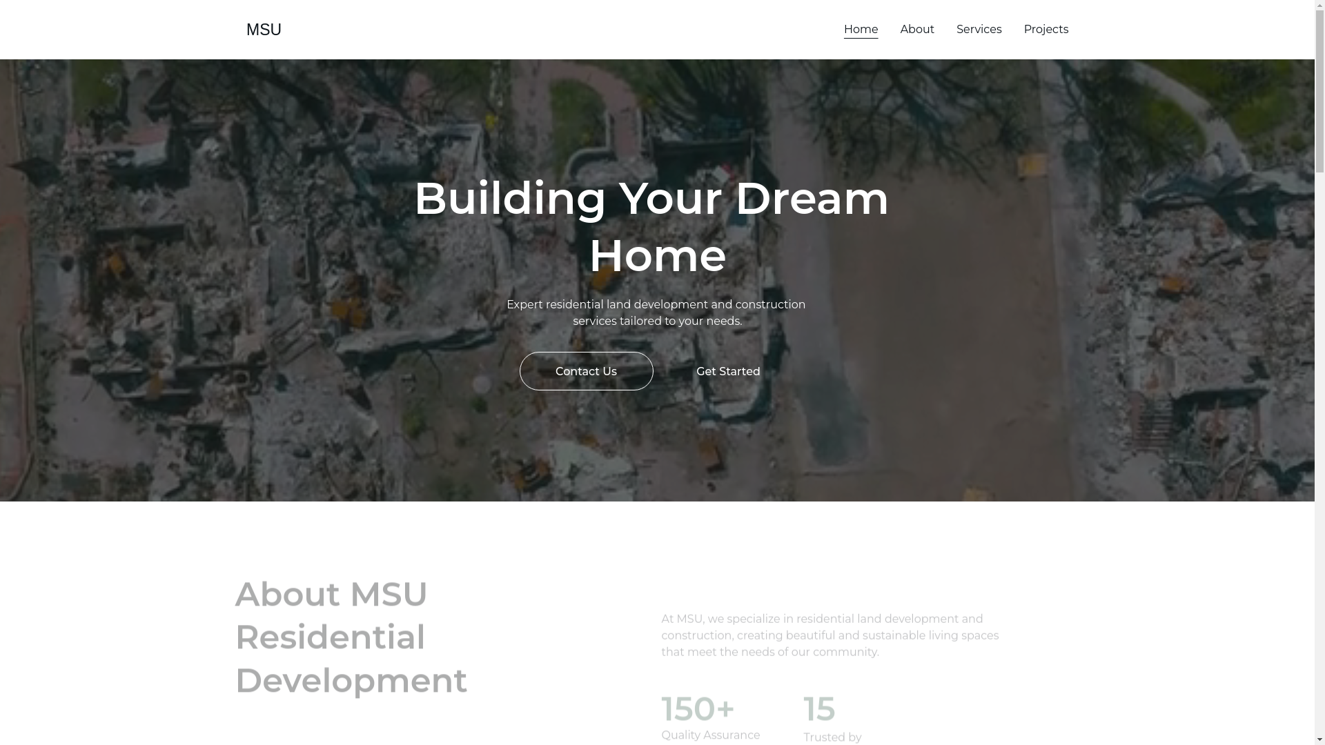 website screenshot of https://msuventures.online/