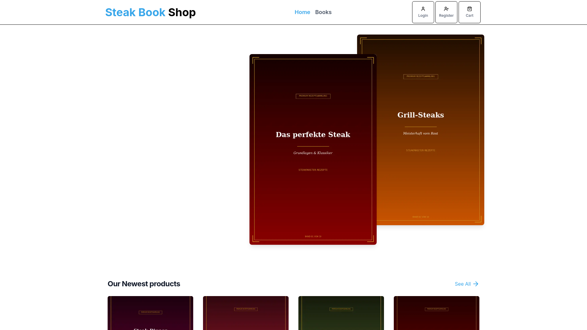website screenshot of https://wirliebensteak.de