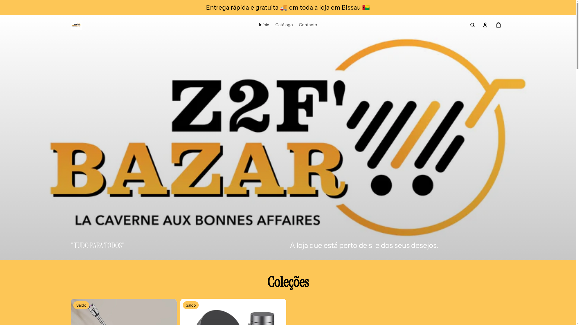 website screenshot of https://z2f-bazar.com/