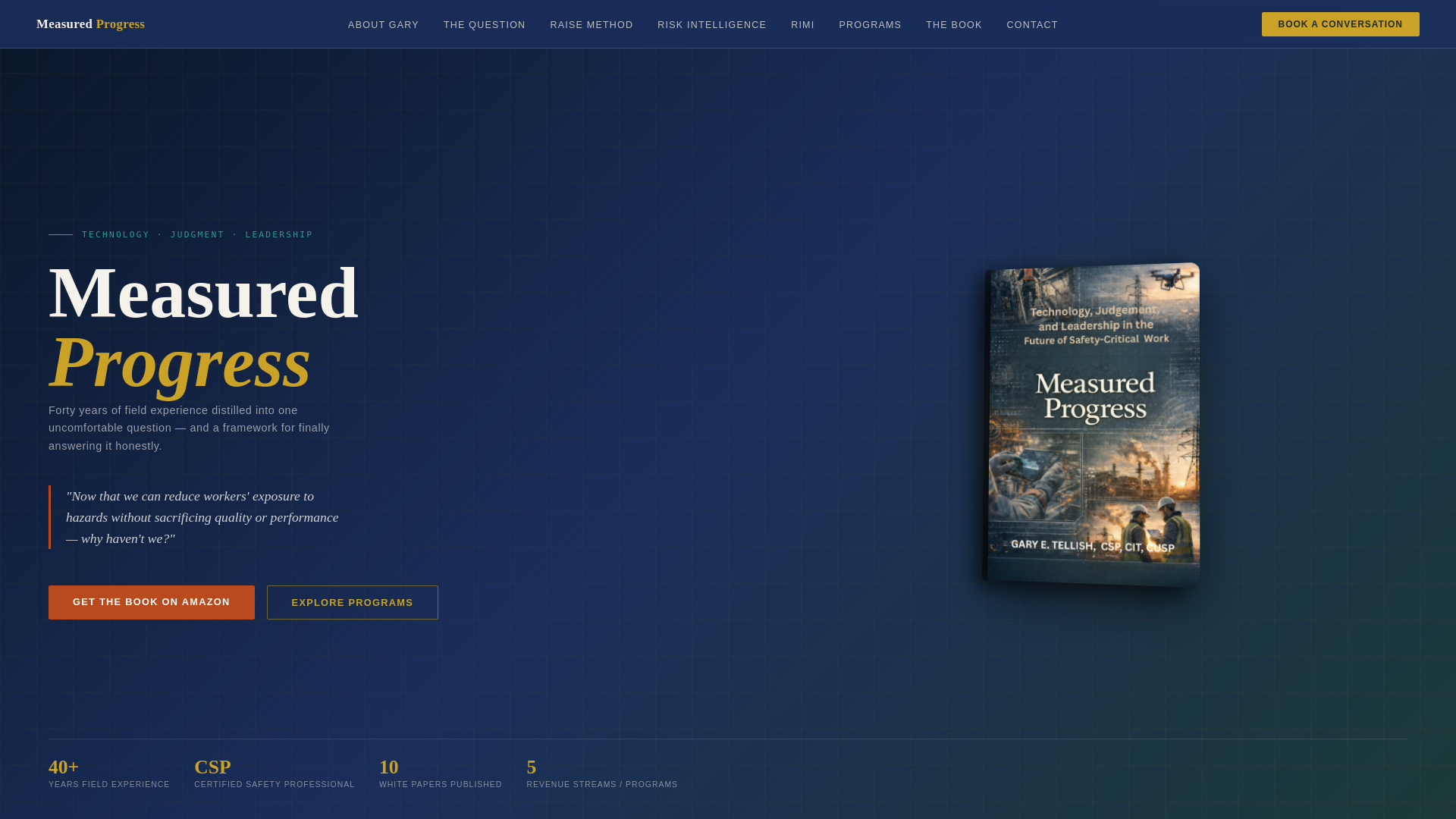 website screenshot of https://measuredprogressmethod.com/