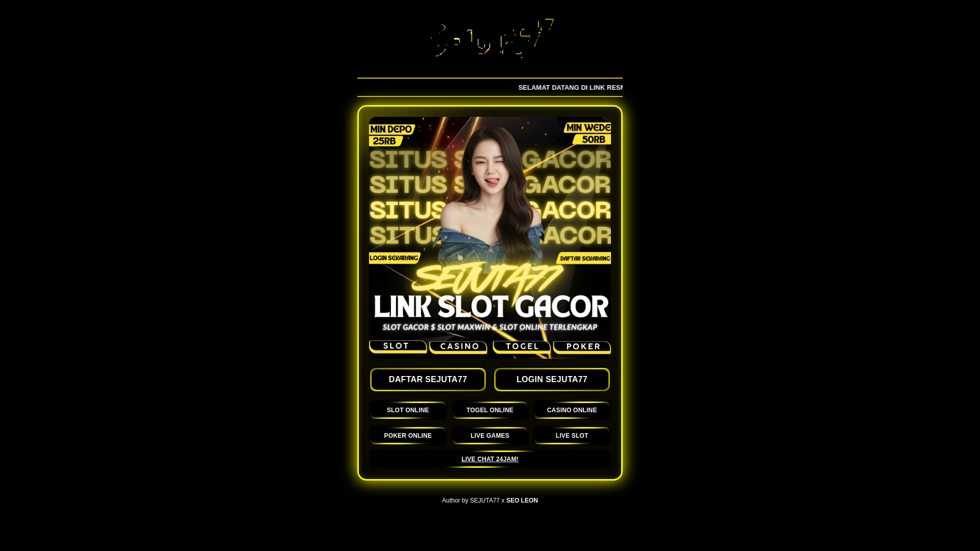 website screenshot of https://slot777gacoronline.pages.dev/