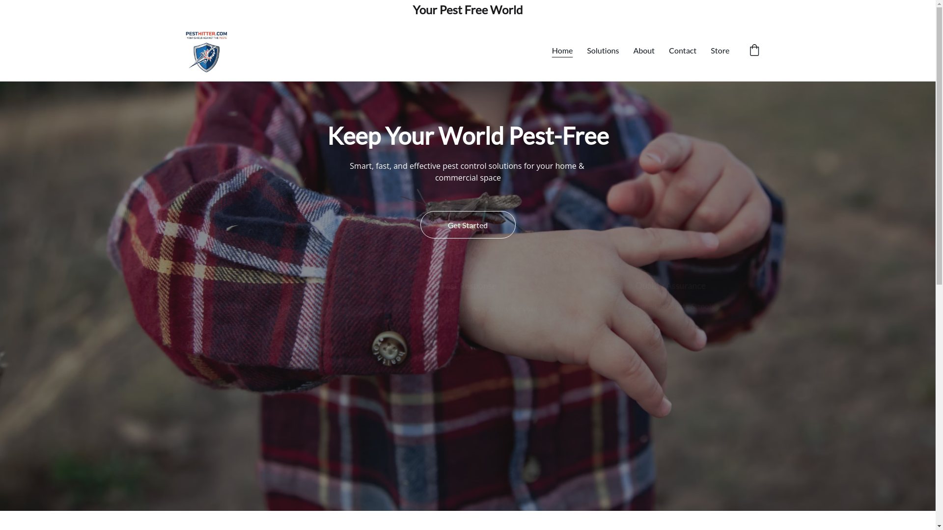 website screenshot of https://pesthitter.com/