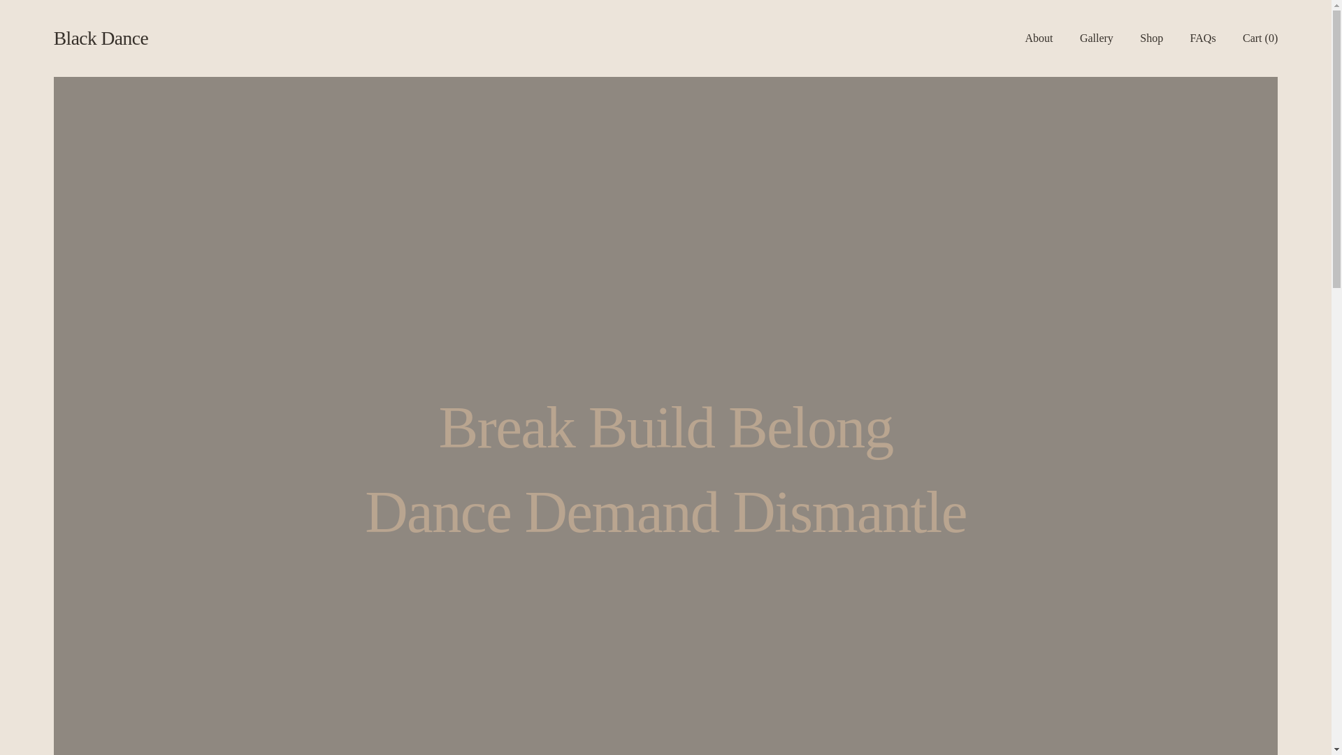 website screenshot of https://blackdance.net/