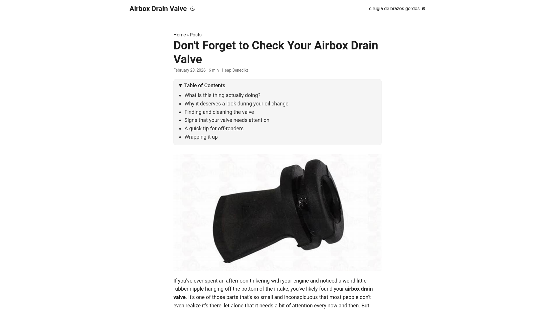website screenshot of https://airbox-drain-valve.pages.dev/