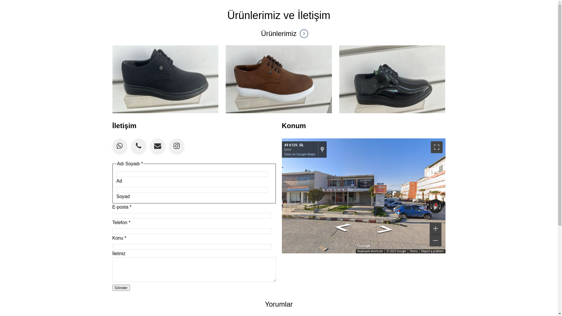 website screenshot of https://kardelenayakkabi.tr/