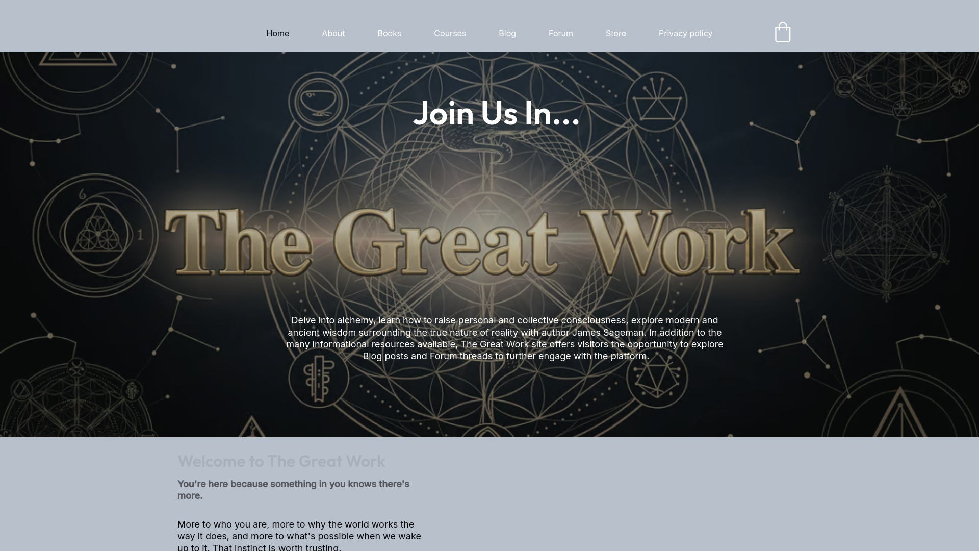 website screenshot of https://thegreatworkplatform.com/