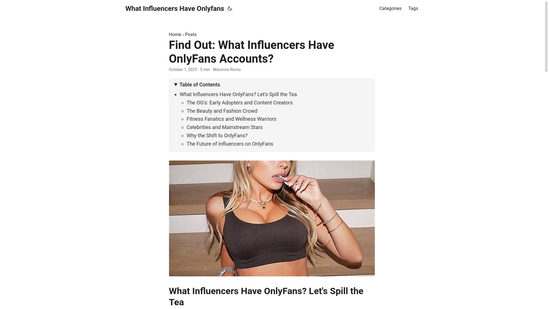 website screenshot of https://what-influencers-have-onlyfans.pages.dev/