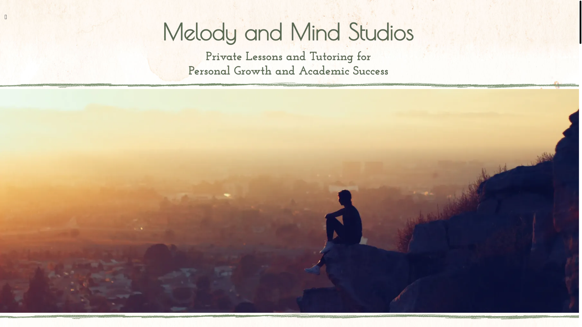 website screenshot of https://melodyandmindstudios.com/