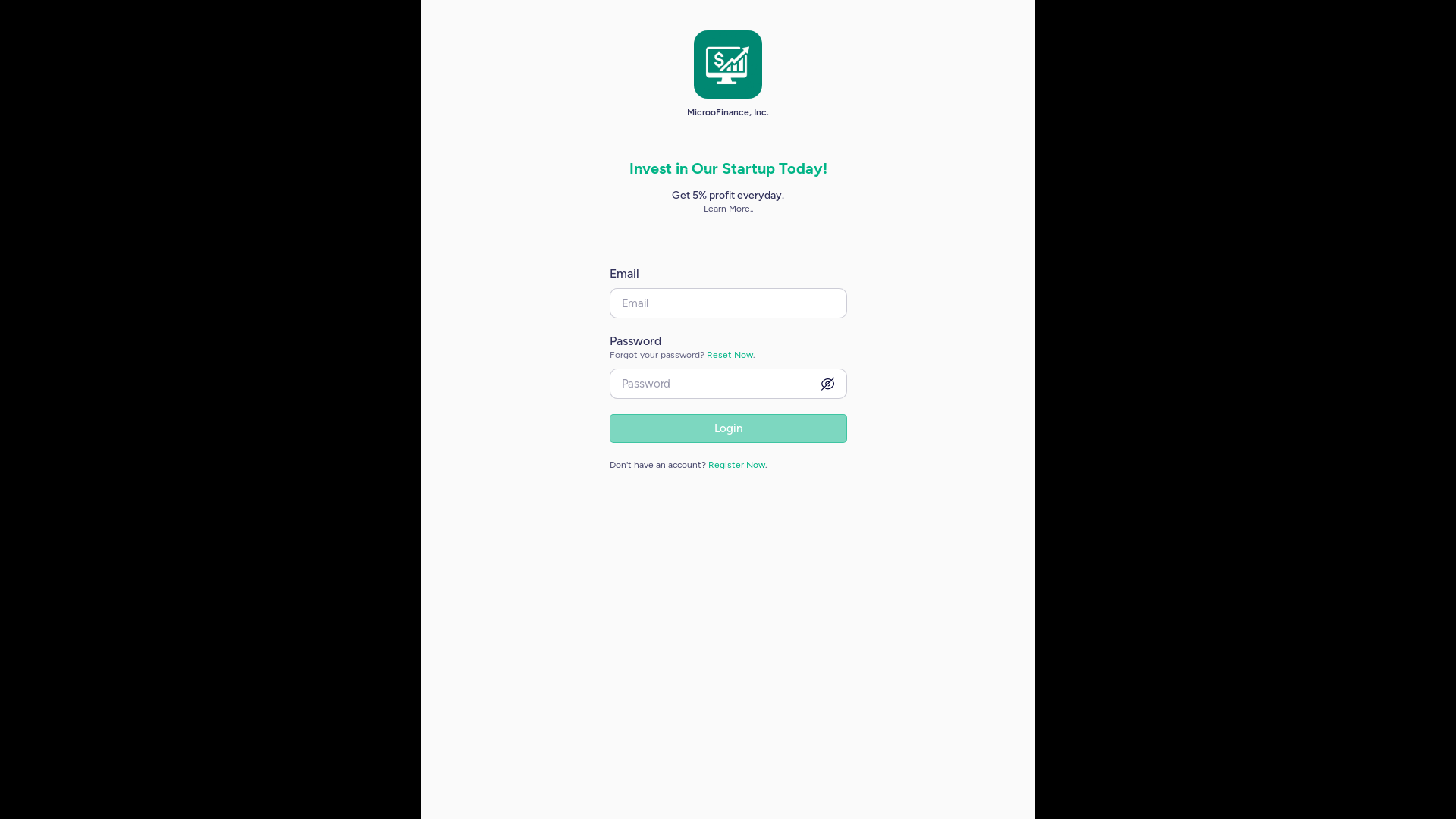 website screenshot of https://microofinance.com/