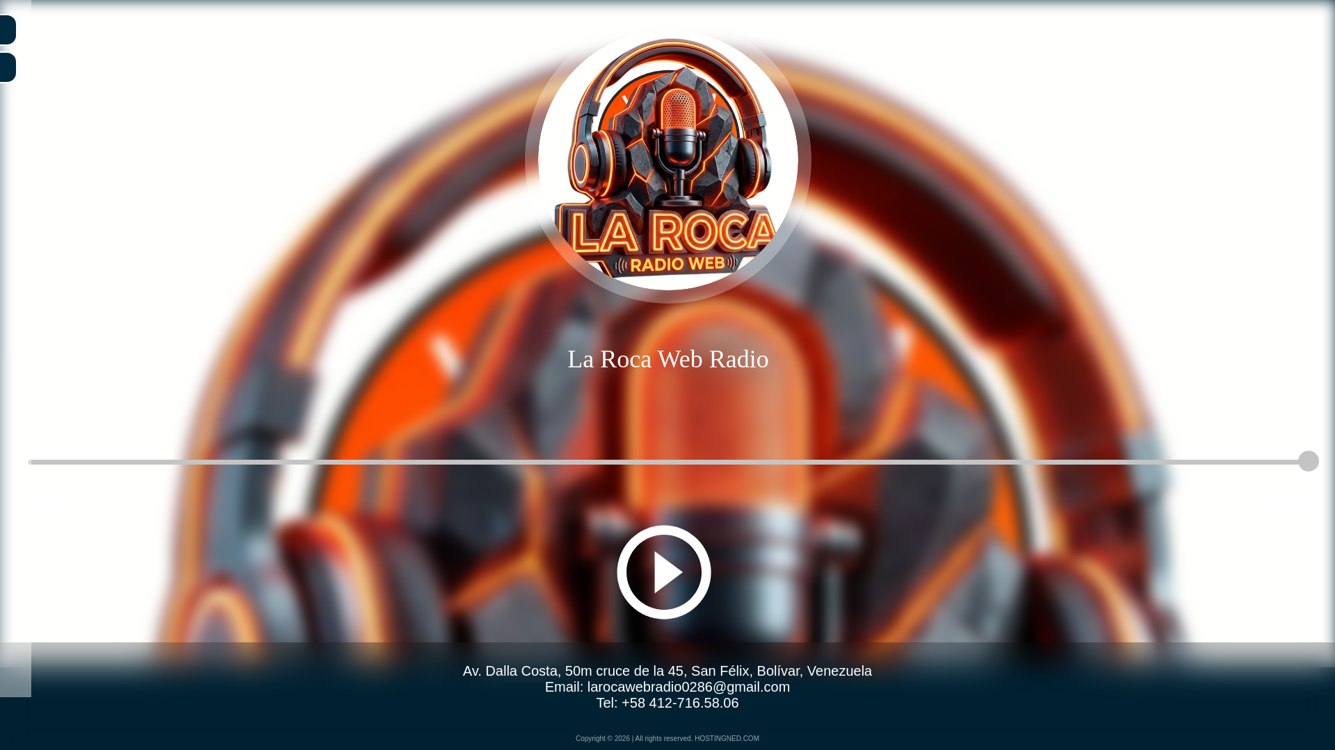 website screenshot of https://larocawebradio.pages.dev/