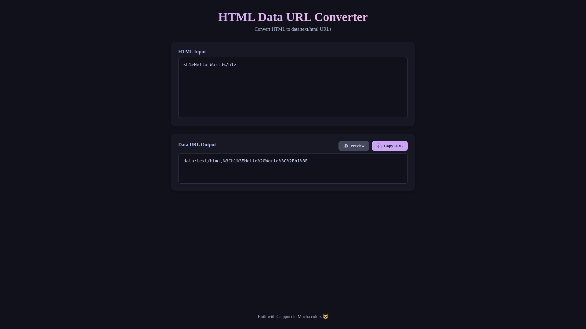 website screenshot of https://html-data-url-converter.pages.dev/