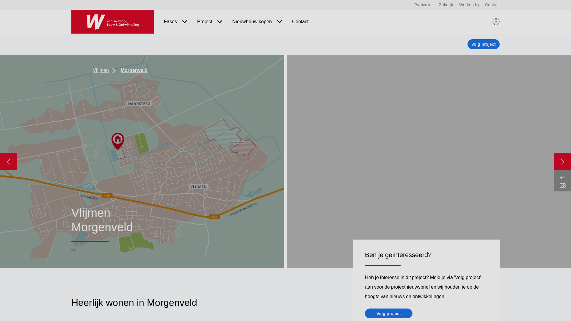 website screenshot of https://morgenveld.nl/