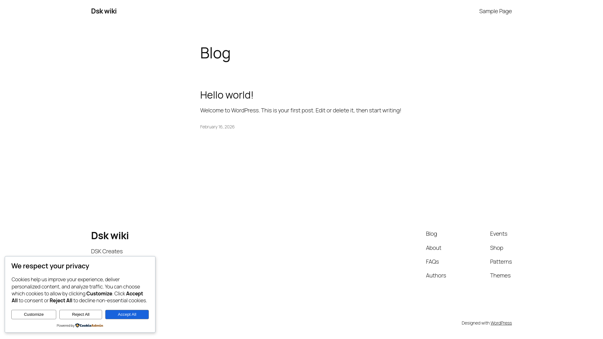 website screenshot of https://dewansk.com/