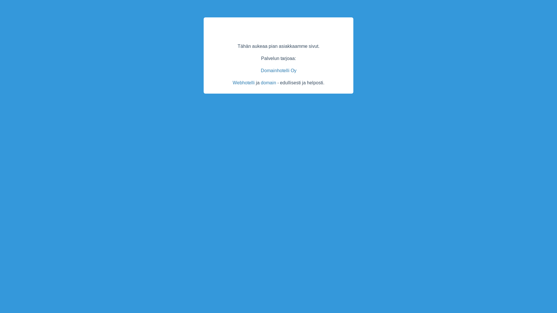 website screenshot of https://ilmonenservice.fi/