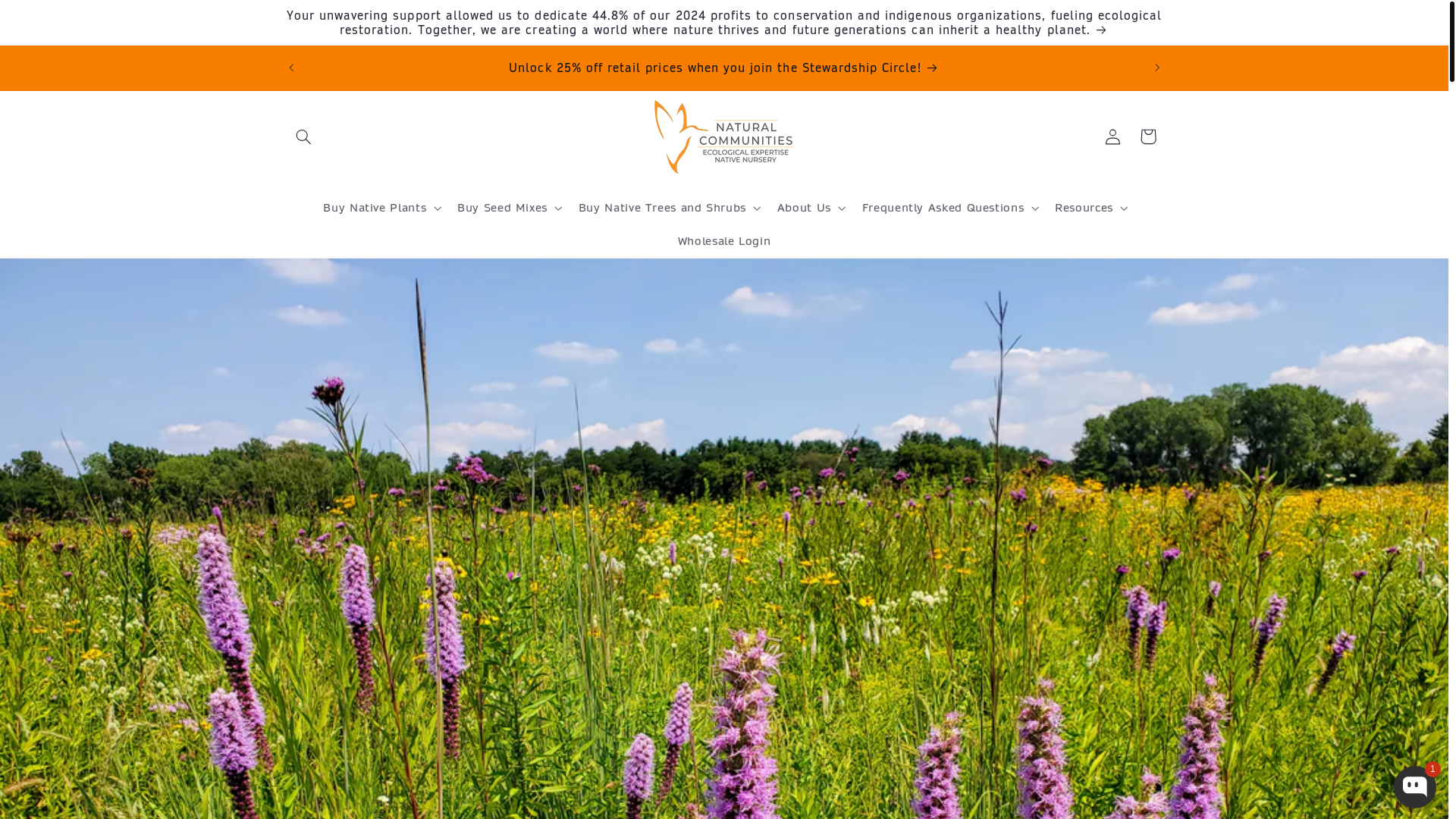 website screenshot of https://nativeplant.net/
