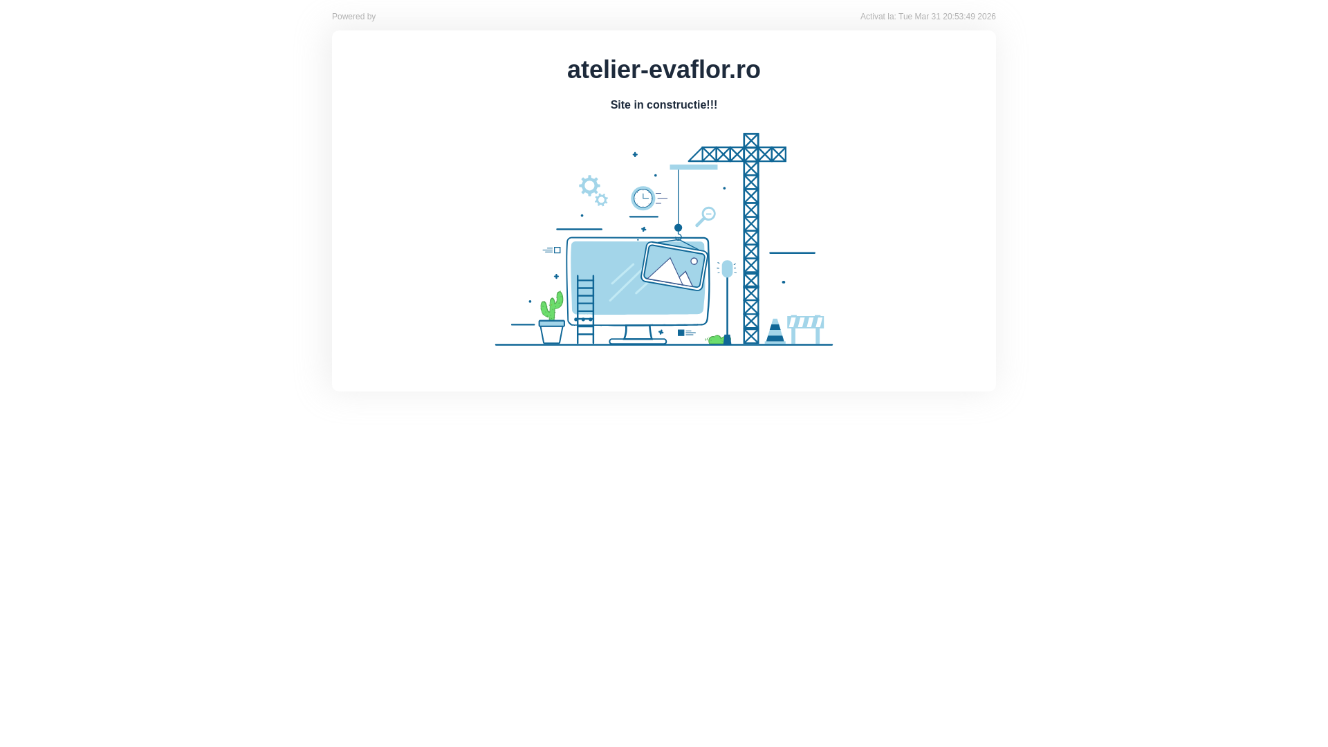 website screenshot of https://atelier-evaflor.ro