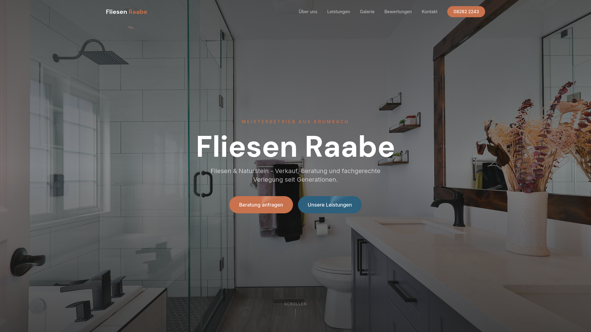 website screenshot of https://fliesen-raabe-demo.pages.dev/