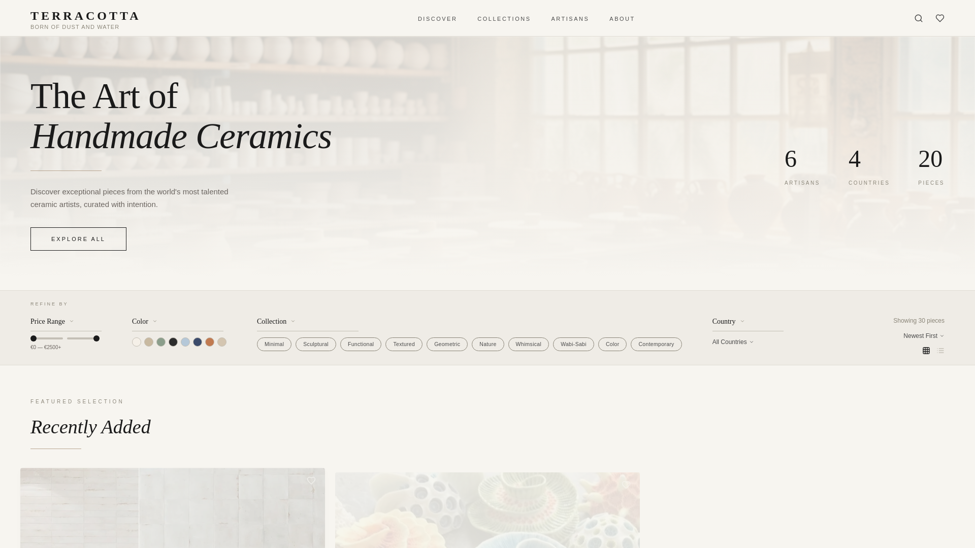 website screenshot of https://terracotta.media