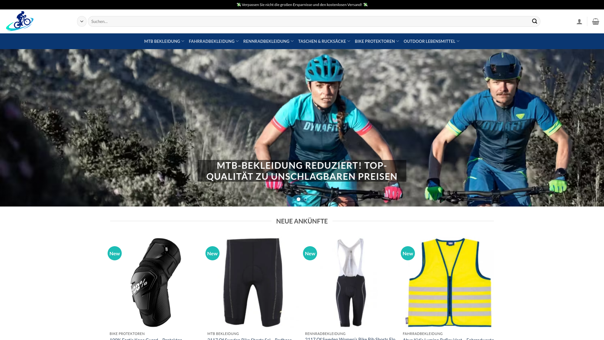 website screenshot of http://trailfitstore.com/