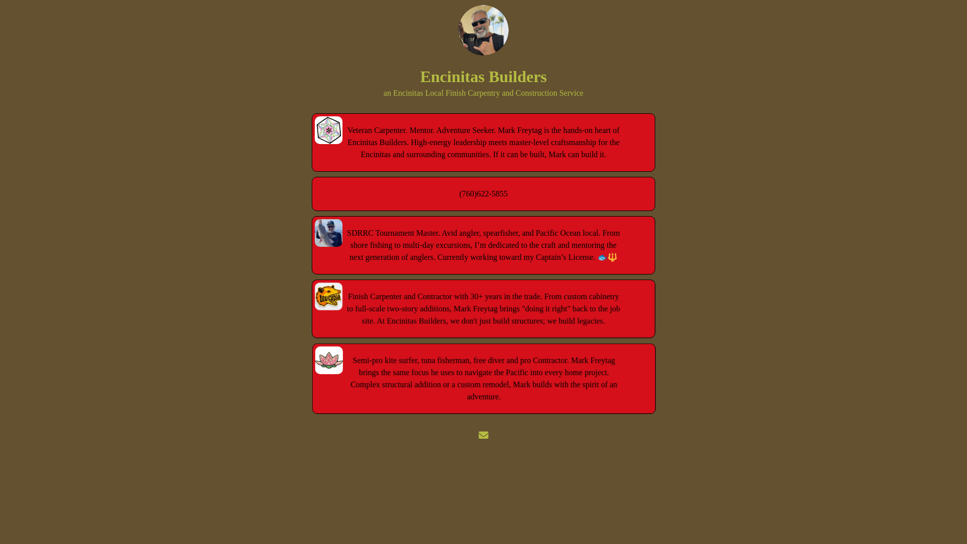 website screenshot of https://encinitasbuilders.com/