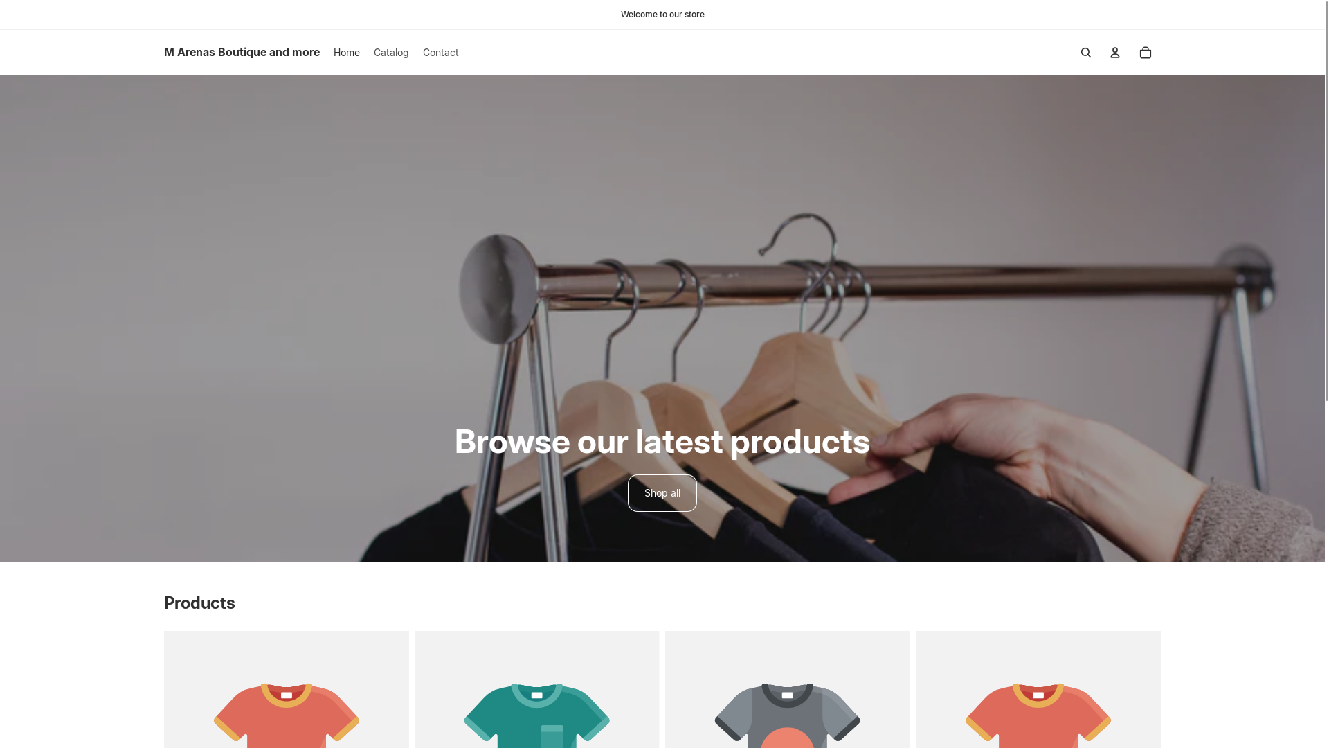 website screenshot of https://marenasboutiqueandmore.com/