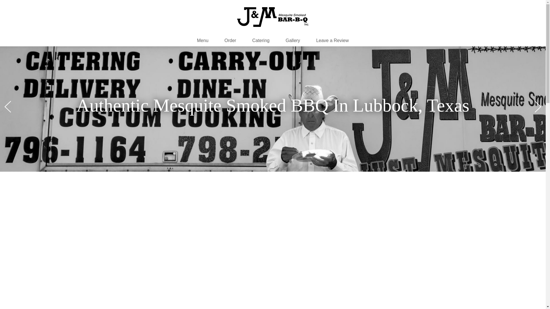 website screenshot of https://jandm-bbq.com/