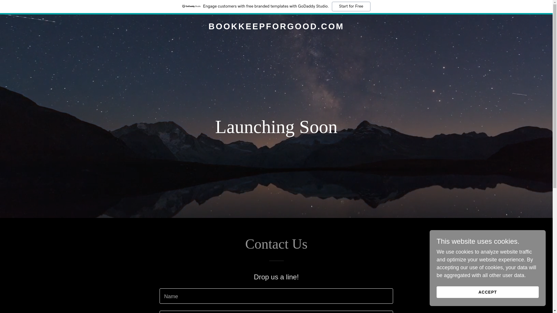 website screenshot of https://bookkeepforgood.com/