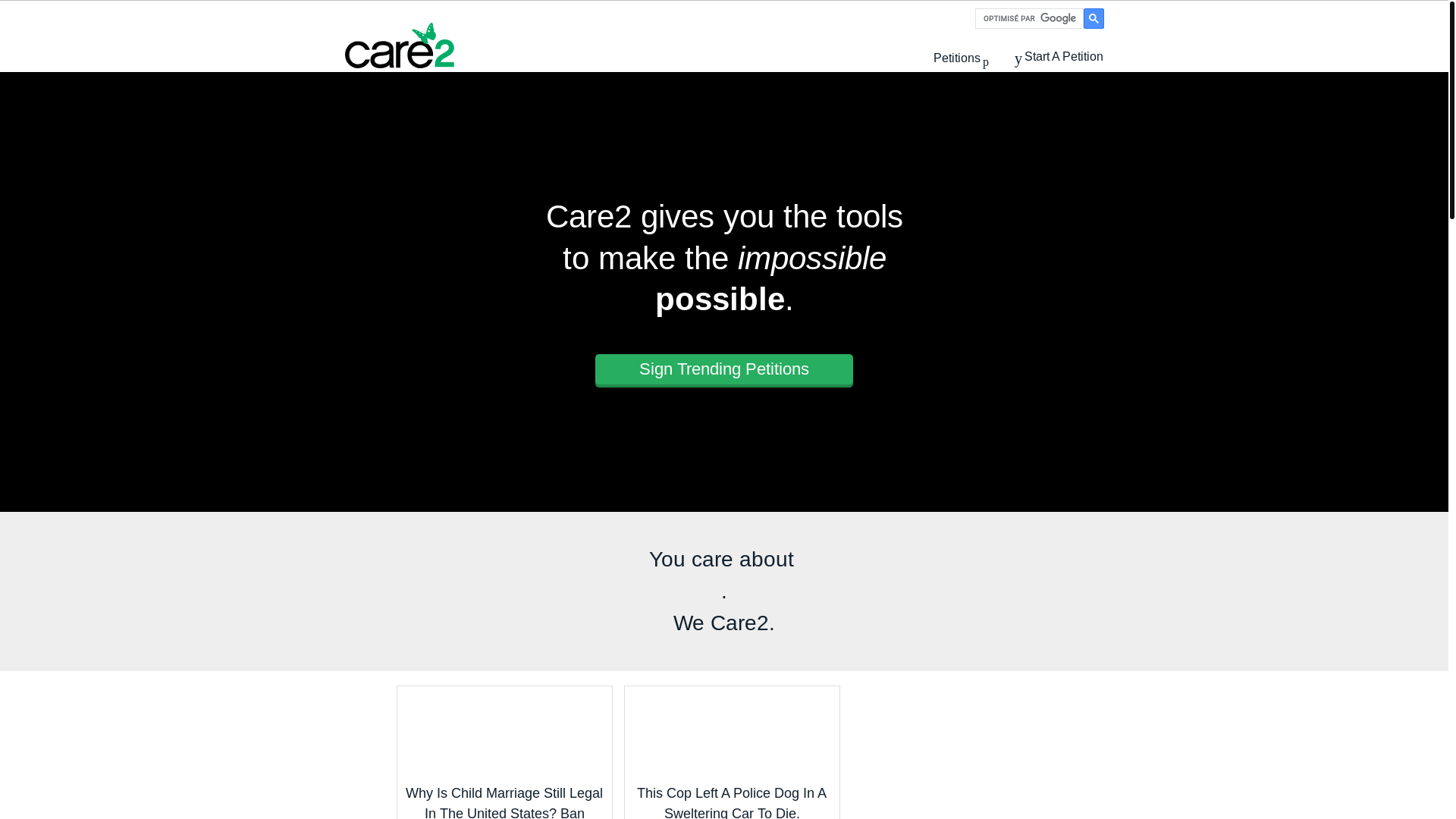 website screenshot of https://aboutcare2.com/