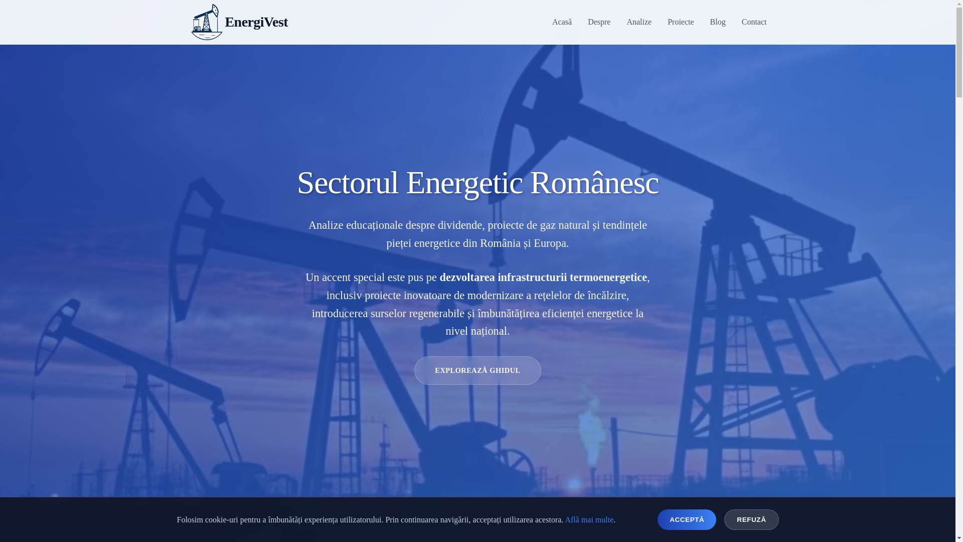 website screenshot of https://energivest.com/