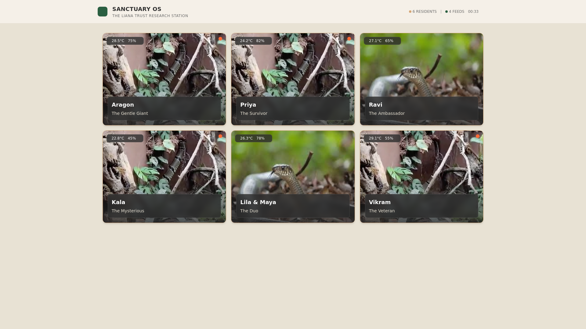 website screenshot of https://sanctury-os.pages.dev/